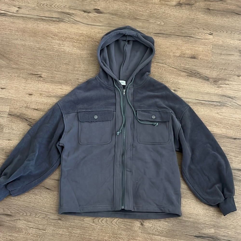 The Post Gray Zipper Jacket